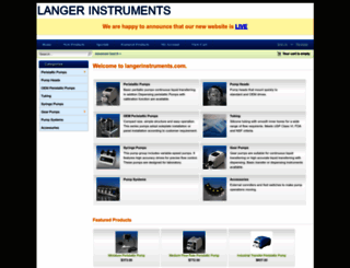 langerinstruments.com screenshot