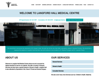 langfordhall.ie screenshot