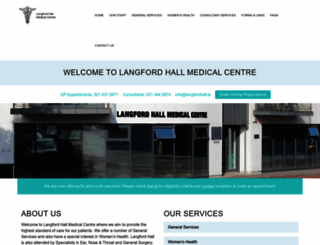 langfordhall.ie screenshot