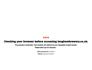 langhambrewery.co.uk screenshot