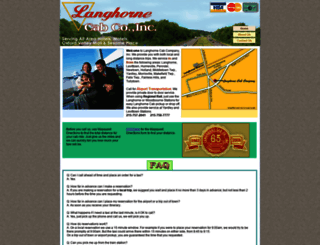 langhornecab.com screenshot