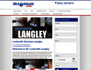 langley-locksmith.ca screenshot