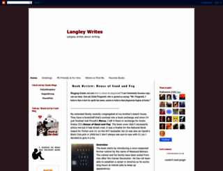 langley-writes.blogspot.com.au screenshot