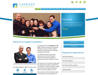 langleyendodontics.ca screenshot