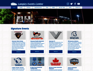 langleyeventscentre.com screenshot