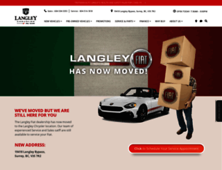 langleyfiat.com screenshot
