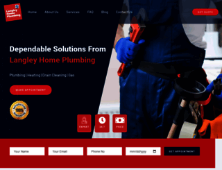 langleyhomeplumbing.ca screenshot