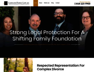 langloisfamilylaw.com screenshot