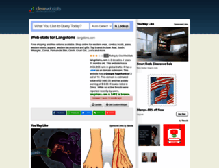 langstons.com.clearwebstats.com screenshot