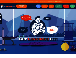 language-gym.com screenshot