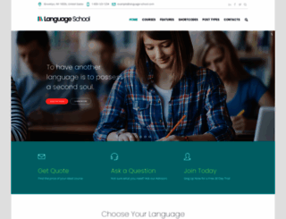 language-school.cmsmasters.net screenshot