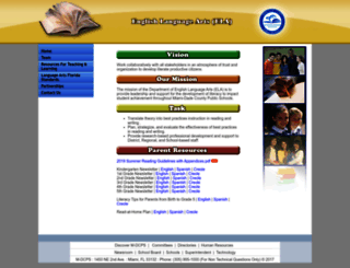 languageartsreading.dadeschools.net screenshot