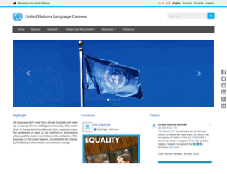 languagecareers.un.org screenshot