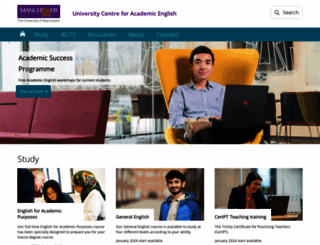languagecentre.manchester.ac.uk screenshot