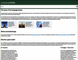 languagedaily.com screenshot