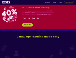 languagedrops.com screenshot