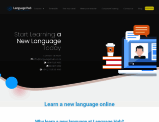 languagehub.co.nz screenshot