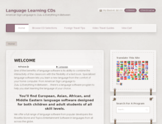 languagelearningcds.com screenshot