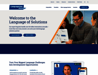 languageline.co.uk screenshot