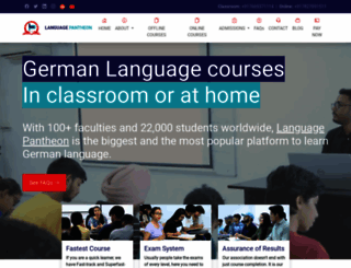 languagepantheon.com screenshot