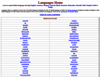 languageshome.com screenshot