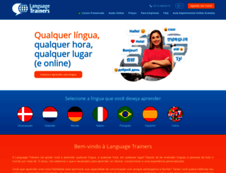 languagetrainersbrasil.com.br screenshot