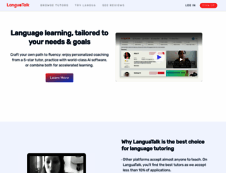 languatalk.com screenshot