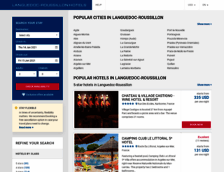 languedoc-hotels.com screenshot