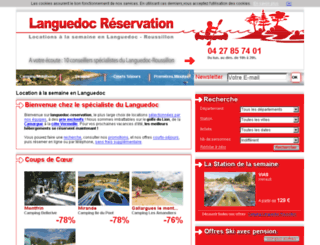 languedoc-reservation.fr screenshot