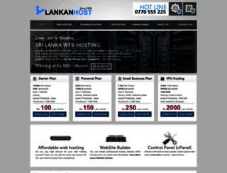 lankanhost.com screenshot