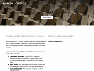 lankaninvestor.com screenshot
