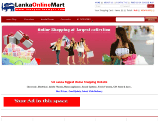 lankaonlinemart.com screenshot