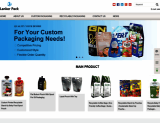 lankerpackaging.com screenshot