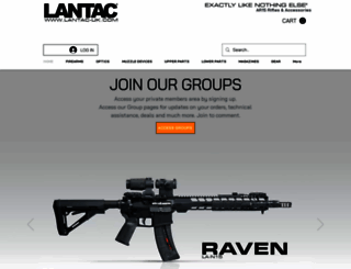 lannertactical.com screenshot