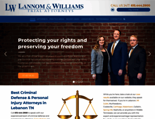 lannomwilliams.com screenshot