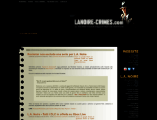 lanoire-crimes.com screenshot