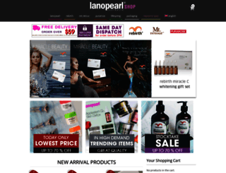 lanopearlshop.com.au screenshot