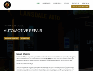 lansdaleautomotive.com screenshot