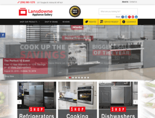 lansdowneappliance.com screenshot