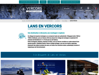 lansenvercors.com screenshot