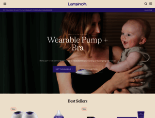 lansinoh.com screenshot