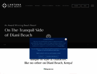 lantana-galu-beach.co.ke screenshot