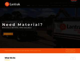 lantrak.com.au screenshot