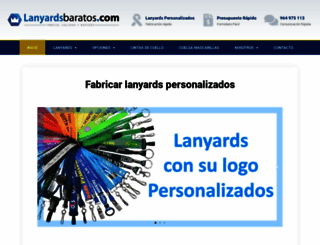 lanyardsbaratos.com screenshot