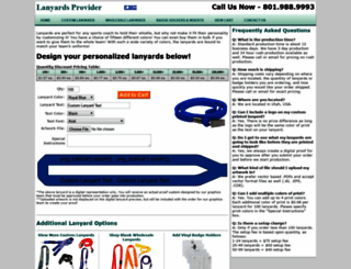 lanyardsprovider.com screenshot
