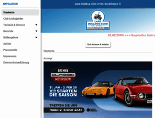 lanz-bulldog-club.de screenshot