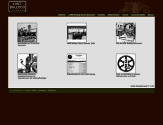 lanz-bulldog-homepage.de screenshot