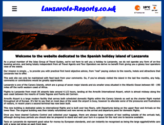 lanzarote-resorts.co.uk screenshot