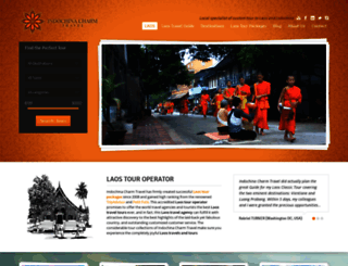 laostravel.indochinacharm.com screenshot
