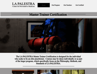 lapalestramastertrainercertification.com screenshot